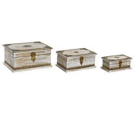 CAJA SET 3 MANGO LATON 28X20X14 DECAPE BLANCO