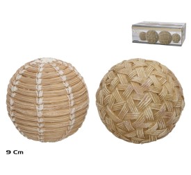 BOLA DECORACION YASH 2 SURT DIA 9,5 CM RESINA