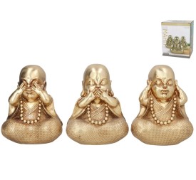 FIGURA BUDA MAHIT 3 SURT 17,5X11X21 CM RESINA