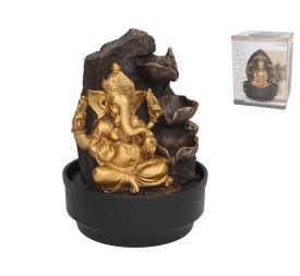 FUENTE ELEFANTE BUDA RANI LED 21,5X21,5X27 CM