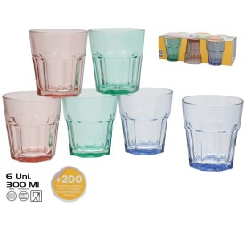 SET 6 VASOS EVEREST 300 ML COLOR
