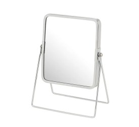 ESPEJO DOBLE 2 AUMENTOS METAL CROMADO 16 X 7,50 X 23 CM