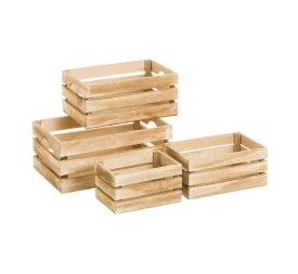 S/4 CAJA CONTRACHAPADO NATURAL 28 X 18 X 12 CM