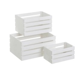 S/3 CAJA CONTRACHAPADO BLANCO 31 X 23 X 15 CM