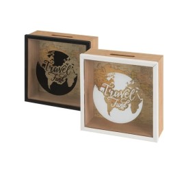 HUCHA 2/C MDF-CRISTAL 18 X 7 X 18 CM