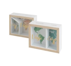 HUCHA 2/M MDF-CRISTAL 20 X 7 X 16 CM