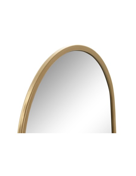 ESPEJO HIERRO CRISTAL 20X8,5X25 TOCADOR DORADO