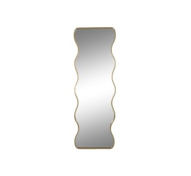 ESPEJO HIERRO CRISTAL 50X2X150 IRREGULAR DORADO