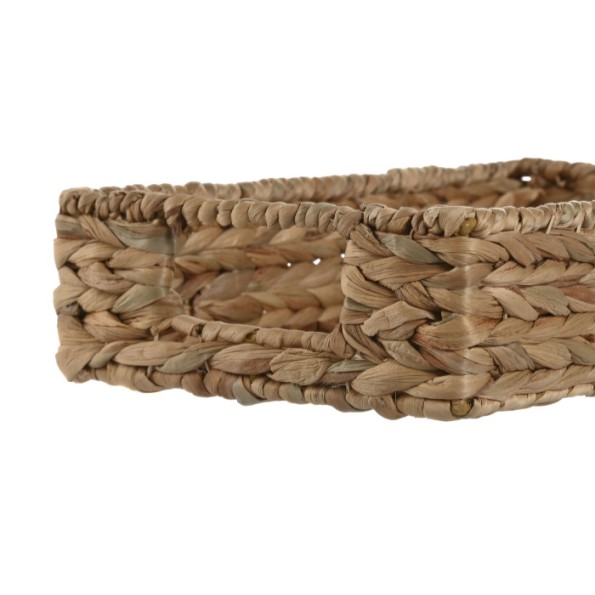BANDEJA SET 2 FIBRA METAL 40X26X9 NATURAL