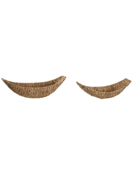 CENTRO MESA SET 2 JACINTO DE AGUA METAL 58X20X18 CENTRO MESA SET 2 JACINTO DE AGUA METAL 58X20X18