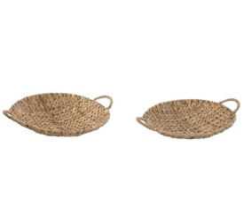 CENTRO MESA SET 2 JACINTO DE AGUA METAL 49X40X12