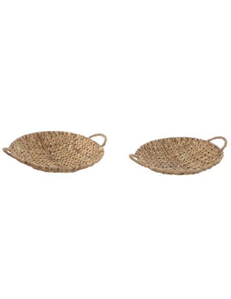 CENTRO MESA SET 2 JACINTO DE AGUA METAL 49X40X12