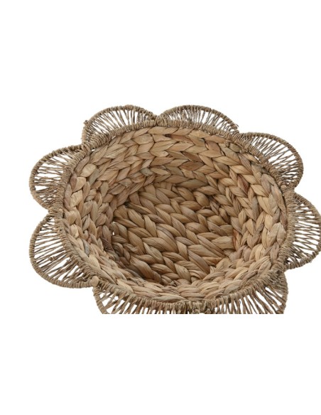CENTRO MESA SET 2 JACINTO DE AGUA YUTE 36X36X8 CENTRO MESA SET 2 JACINTO DE AGUA YUTE 36X36X8