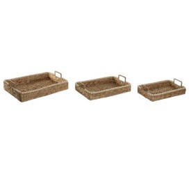 BANDEJA SET 3 JACINTO DE AGUA MADERA 44X31X12