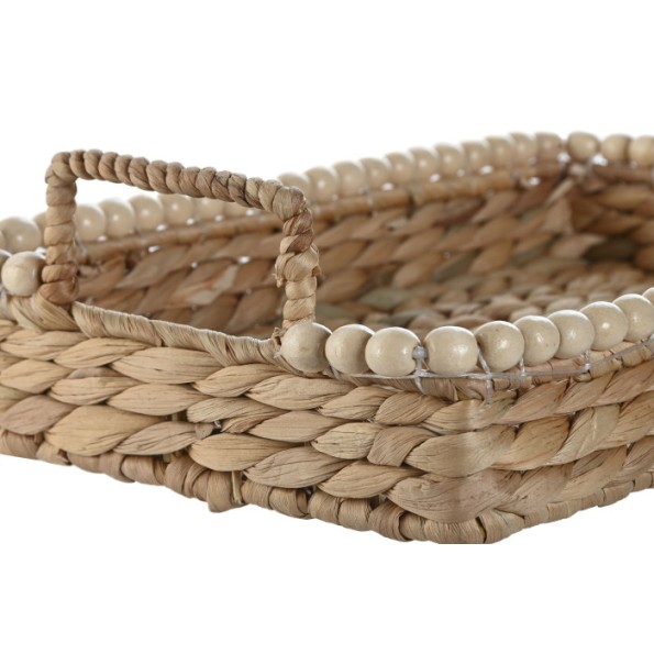 BANDEJA SET 3 JACINTO DE AGUA MADERA 44X31X12