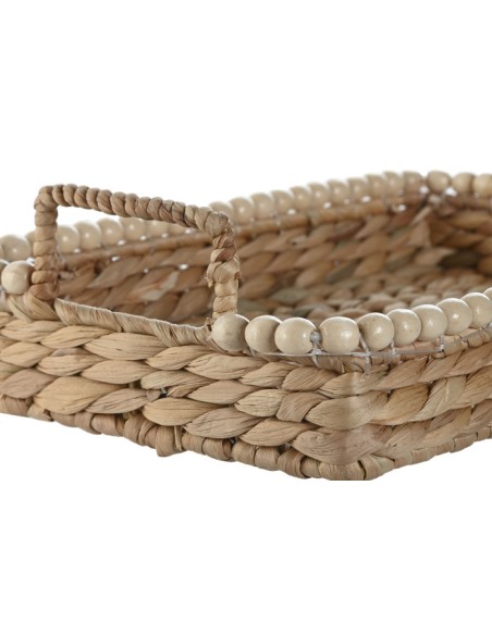 BANDEJA SET 3 JACINTO DE AGUA MADERA 44X31X12 BANDEJA SET 3 JACINTO DE AGUA MADERA 44X31X12