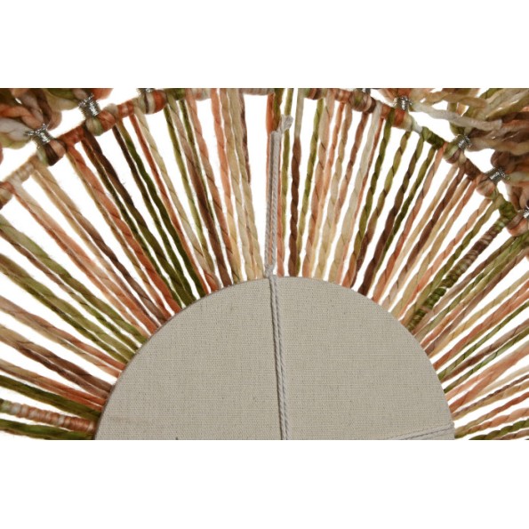 ESPEJO LANA CRISTAL 52X2X52 NARANJA