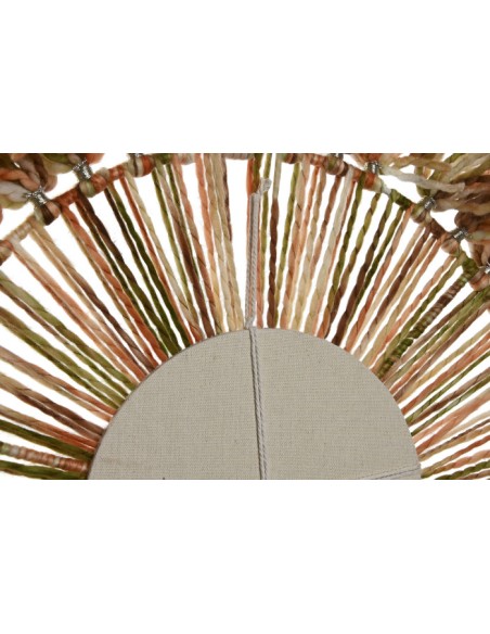 ESPEJO LANA CRISTAL 52X2X52 NARANJA