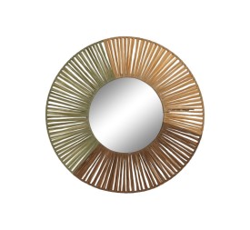 ESPEJO RAFIA CRISTAL 40X2X40 NATURAL