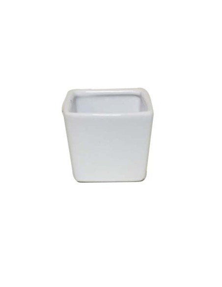 MACETERO PEQUEÑO CERAMICA  6.5X6.5 H6.5