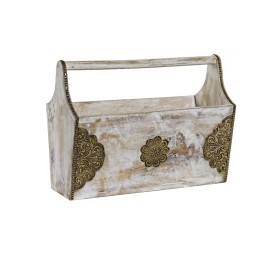 REVISTERO MANGO LATON 40X19X30 DECAPE BLANCO