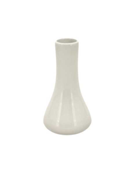 JARRON BOTELLA  CERAMICA BLANCO 6X11