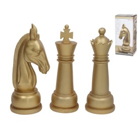 FIGURAS AJEDREZ DORADAS SURTIDAS