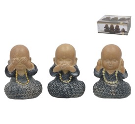 FIGURA MONJE SAMESH 3 SURT 9,5H CM RESINA