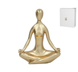 FIGURA YOGA KINARY 20X9X25,5 CM RESINA
