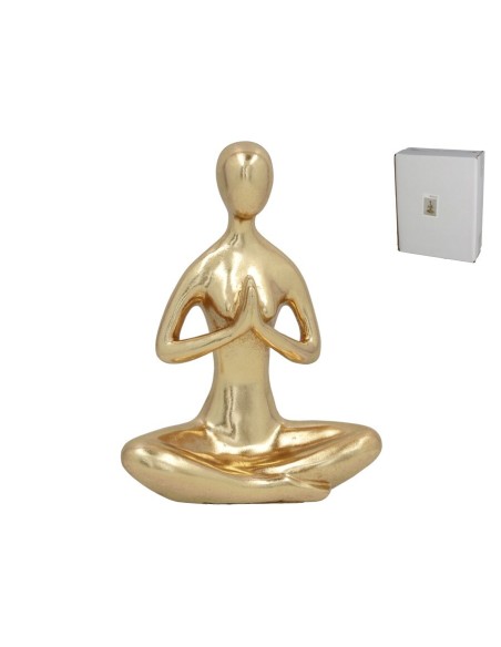 FIGURA YOGA KINARY 19,5X8,5X26 CM RESINA
