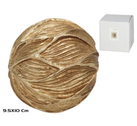 BOLA ORBE DECO 9,5X9,5X10 CM RESINA