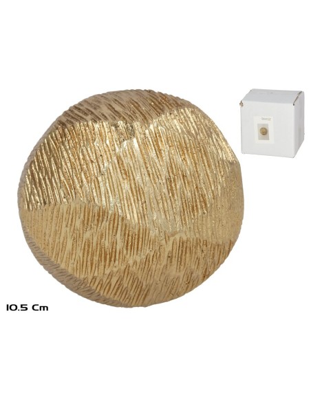 BOLA ORBE DECO 10,5X10,5X10,5 CM RESINA