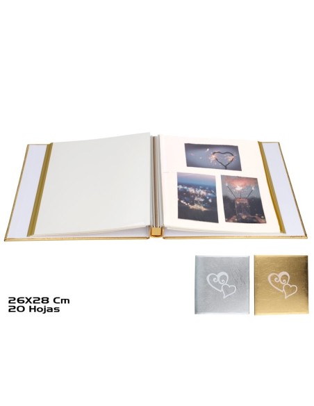 ALBUM 20 HOJAS 26X28 WEDDING 2 SURT.