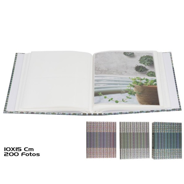 ALBUM 200 FOTOS 10X15 RAIN 3 SURT.