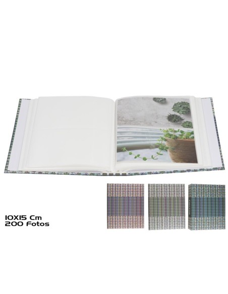ALBUM 200 FOTOS 10X15 RAIN 3 SURT.