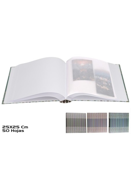 ALBUM 50 HOJAS 25X25 RAIN 3 SURT.