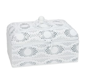 JOYERO METAL RECTANGULAR NAVIL 20X16,5X13,5 CM