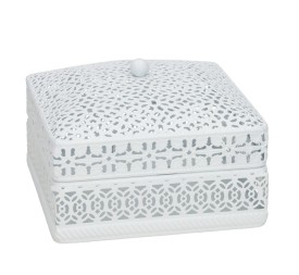 JOYERO METAL CUADRADO RAGA 13,5X13,5X9 CM