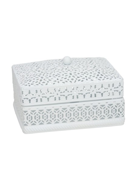 JOYERO METAL CUADRADO ARYA 14,5X10,5X9 CM