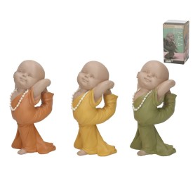FIGURA MONJE KALA 3 COL SURT 7,5X8X14 CM RESINA