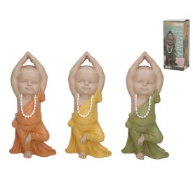 FIGURA MONJE MARALA 3 COL SURT 8X6X16,5 CM RESINA