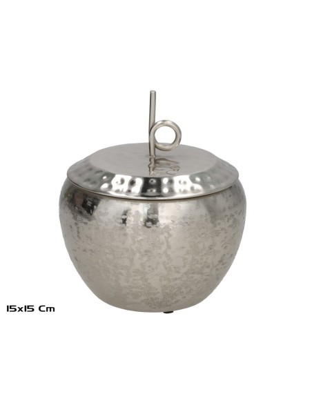 CUENCO REDONDO CON TAPA 15X15X15CM