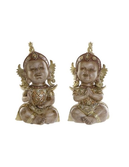 FIGURA RESINA CRISTAL 11X12X20 BUDA 2 SURT.