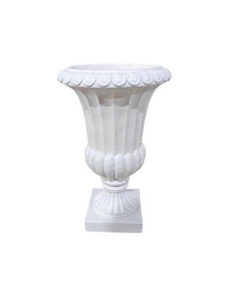 COPA  BASE CUADRADA 31X31H51  BLANCO