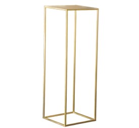 BASE SOPORTE CUADRADO 27X27 H80 ORO