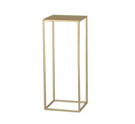 BASE CON SOPORTE CUADRADO 24X24 H60 ORO