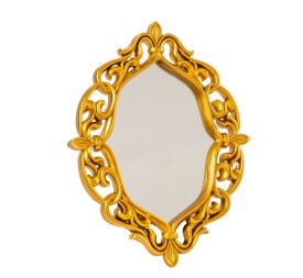 ESPEJO ELISSE CON MARCO GRUESO DORADO 50X40
