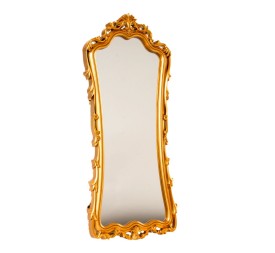 ESPEJO RECTANGULAR ESTRECHO MARCO DORADO 67X28