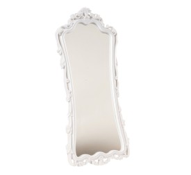 ESPEJO RECTANGULAR ESTRECHO MARCO BLANCO 67X28