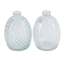 BOTELLA CRISTAL FACETADO 2 MIX DES D2.5 H12